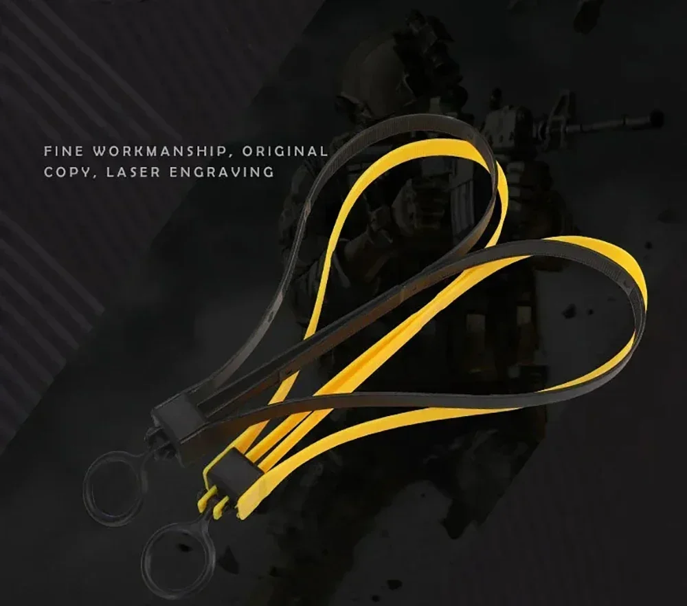 New Plastic Cable Tie Strap Military Handcuffs War Battle Agent Police CS TMC Gear Hunting Disposable Cable Tie Cosplay Liy New Plastic Cable Tie Strap Military Handcuffs War Battle Agent Police CS TMC Gear Hunting Disposable Cable Tie Cosplay Liy