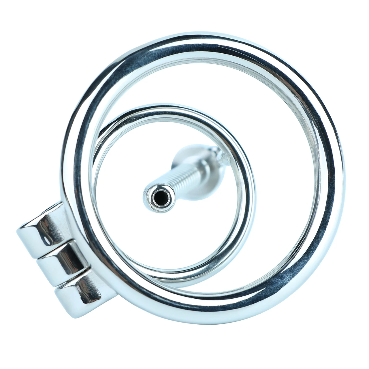 FRRK Stainless Steel Male Chastity Devices Cock Cage With Urethral Catheter Penis Lock Cock Ring Sex Toys For Men Chastity Belt