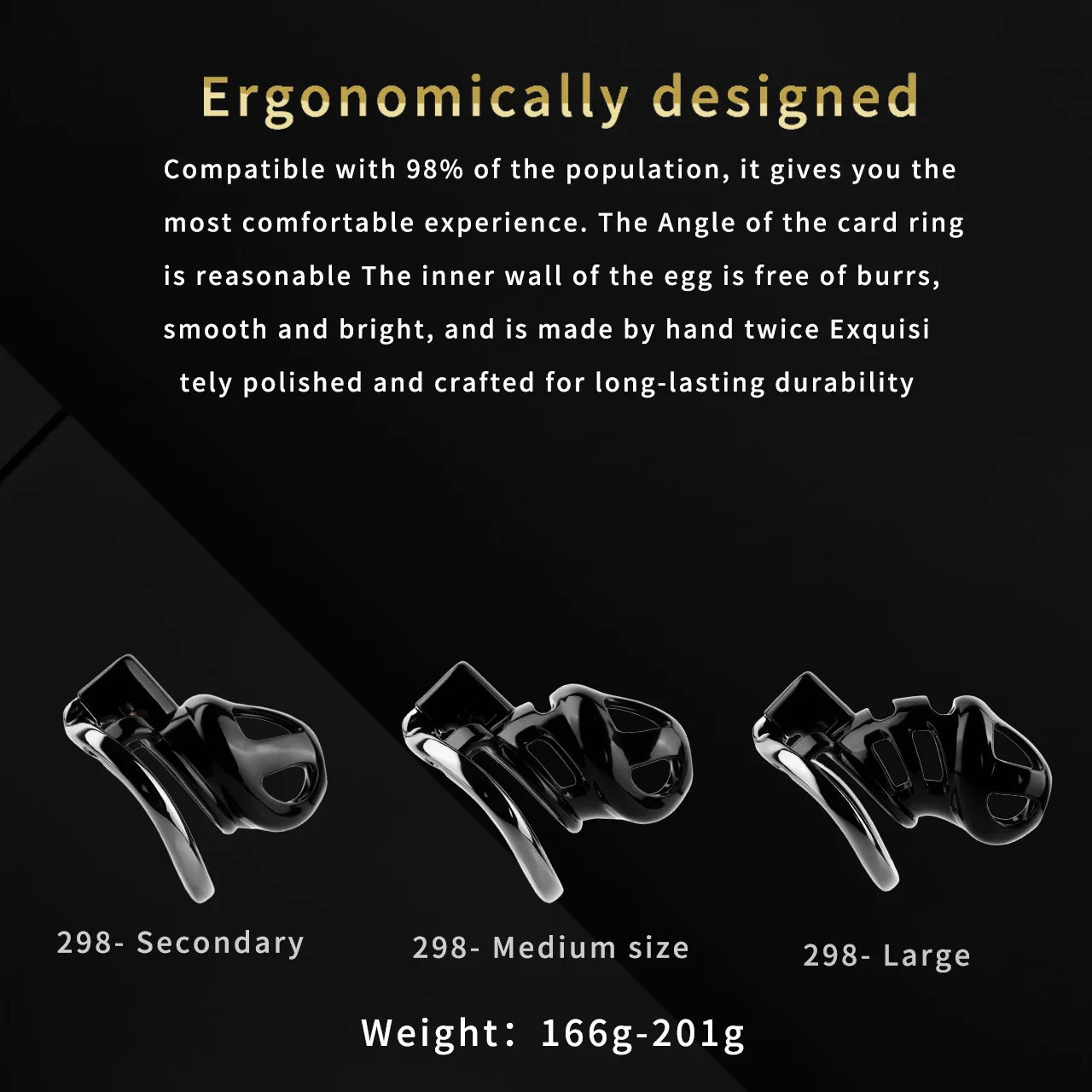 FRRK ABS Resin Black Male Chastity Cage with Aluminum Alloy Penile Ring Erotic Urethral Lock Penis Restraint Device BDSM Sex Toy