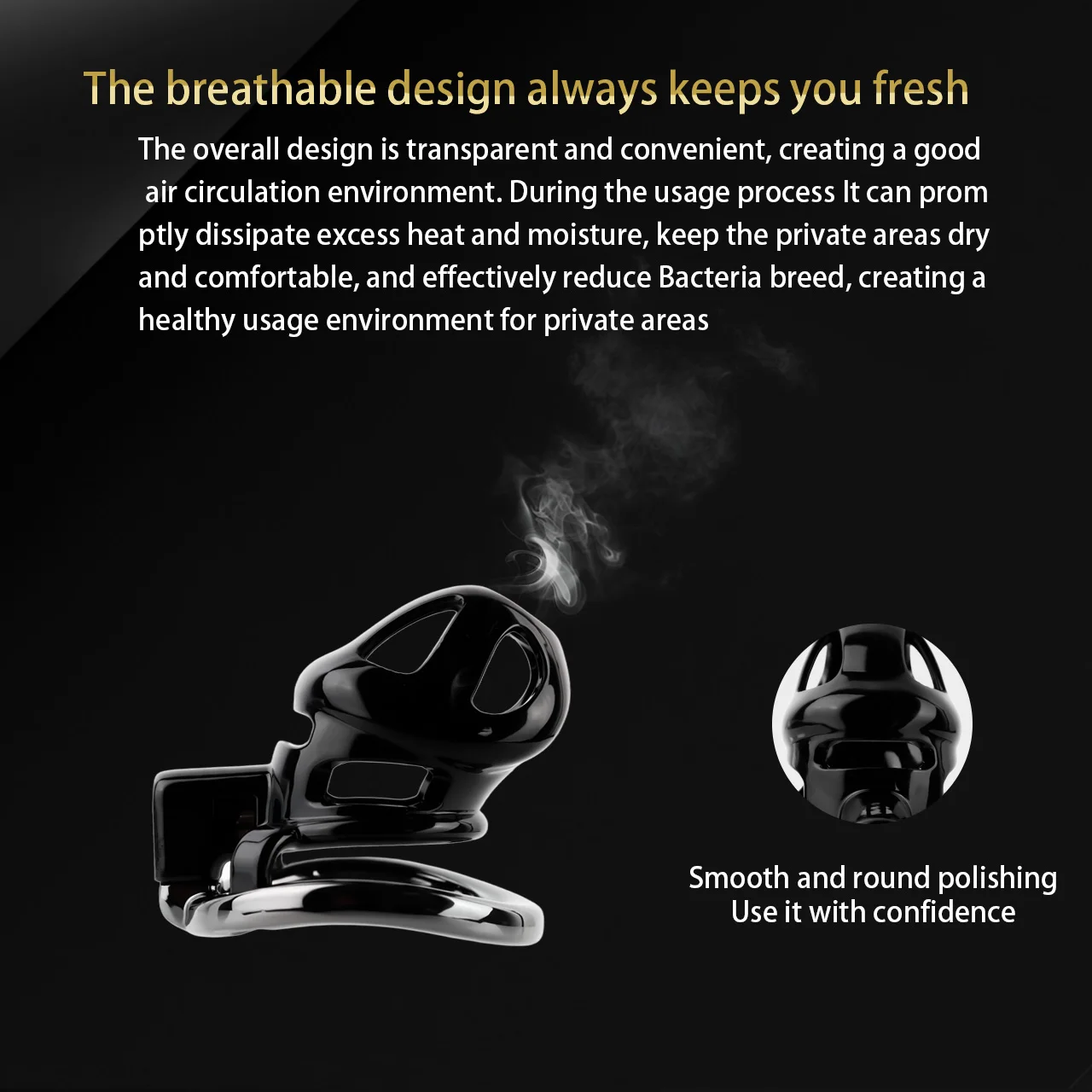 FRRK ABS Resin Black Male Chastity Cage with Aluminum Alloy Penile Ring Erotic Urethral Lock Penis Restraint Device BDSM Sex Toy