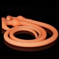 Alternative view of Plugue Anal Longo Silicone Ducha Enema Anal Plug Set