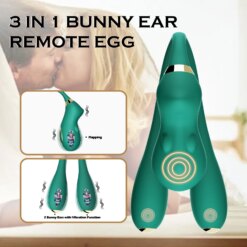 Alternative view of Vibrador 3 em 1 Coelhinho Dildo Vibrator G Spot