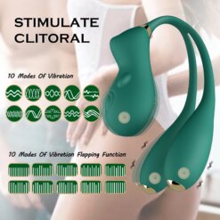 Vibrador 3 em 1 Coelhinho Dildo Vibrator G Spot