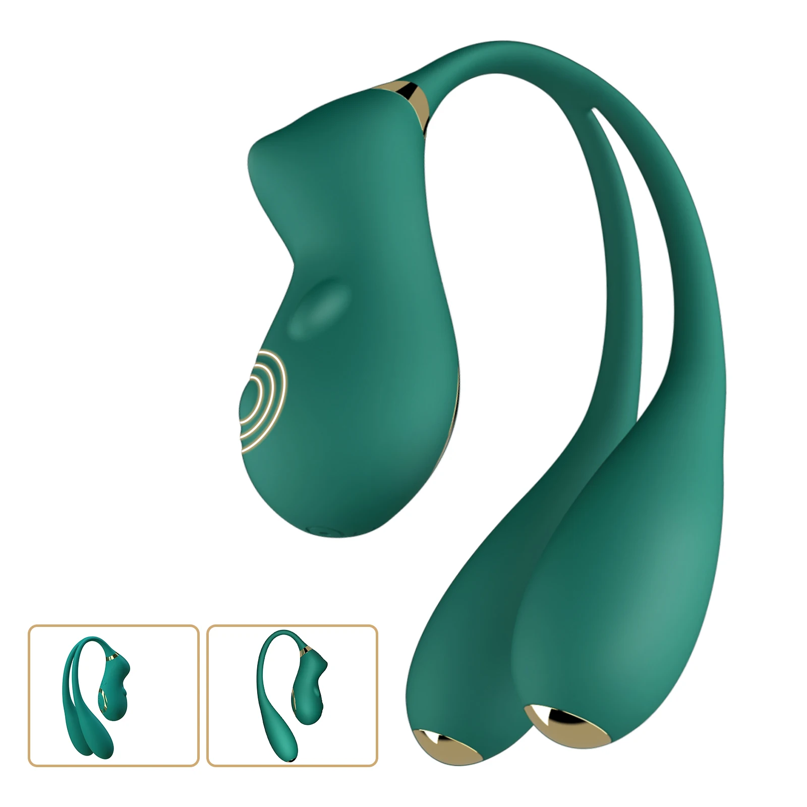 3-in-1 Anal Vibrators Double Dildo for Women G Spot Clitoris Stimulator Butt Plug Vibrating Eggs Wearable Sex Toys for Couple