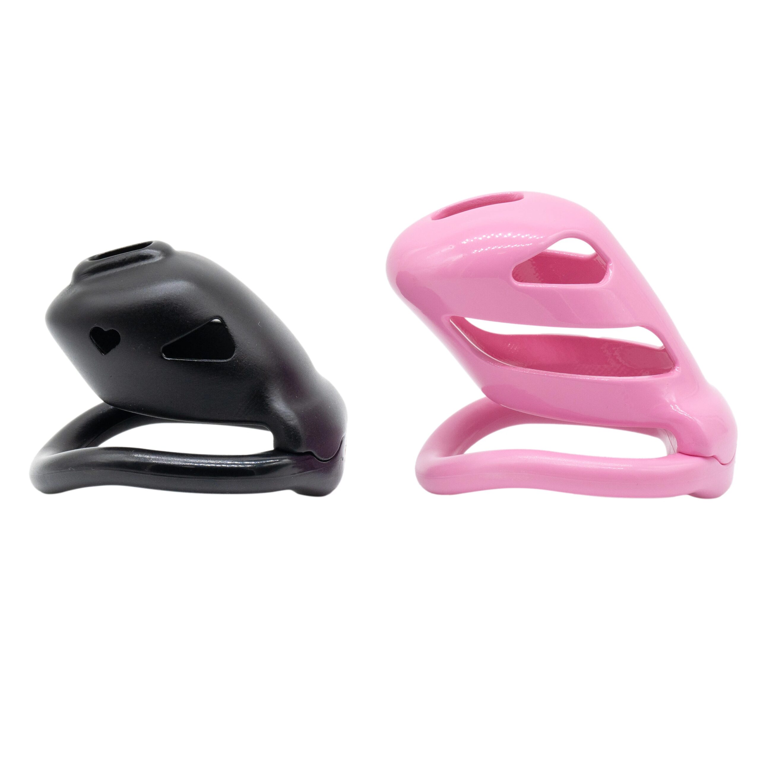 Lightweight and breathable male embedded invisible small lock cylinder chastity lock heart pattern pseudo-mother body bondage