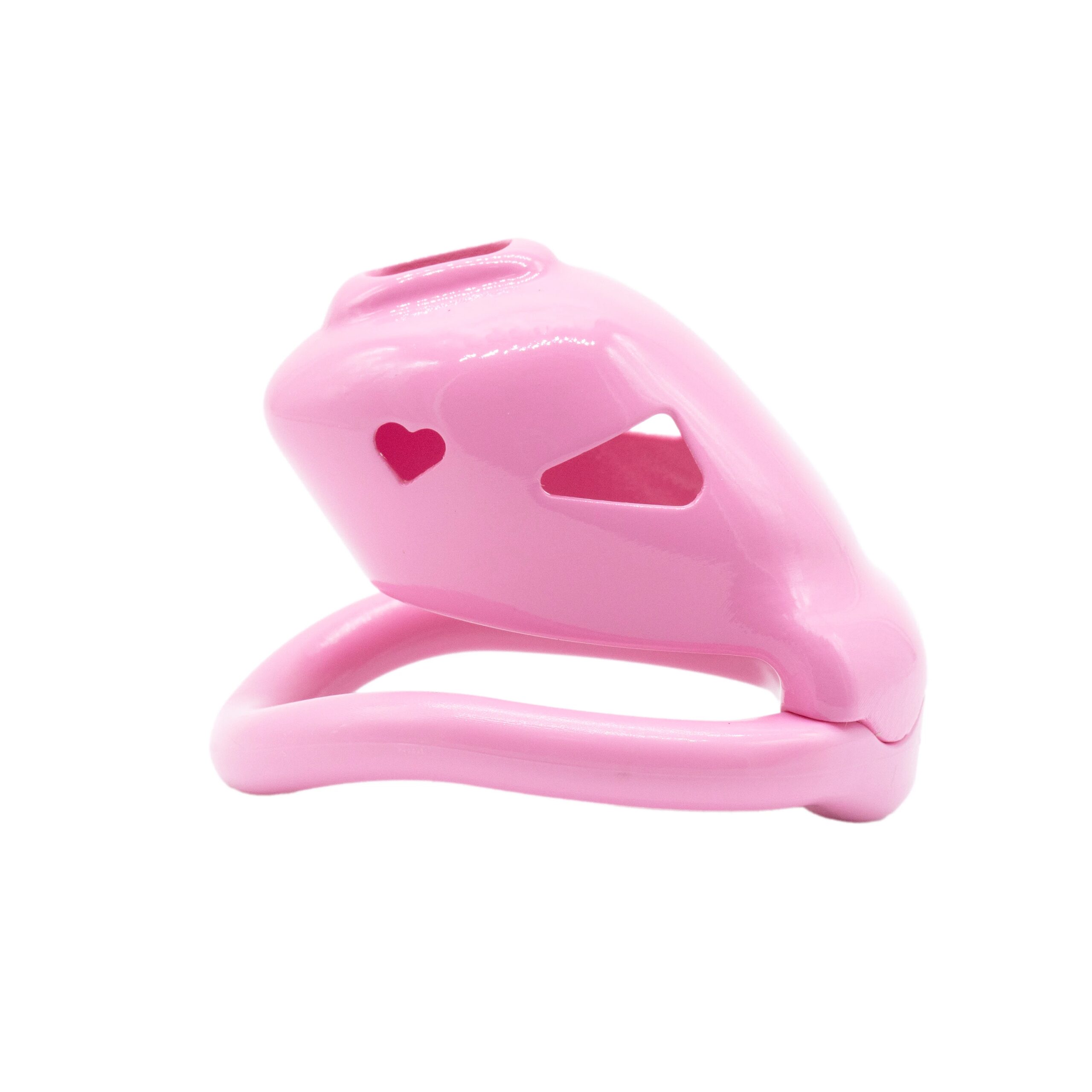 Lightweight and breathable male embedded invisible small lock cylinder chastity lock heart pattern pseudo-mother body bondage