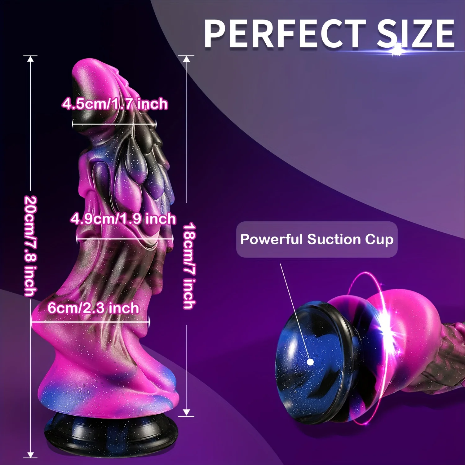 Unisex Dragon Realistic Dildo For Women Big Anal Dildo With Strong Suction Cup For Hands-Free Play Huge Monster Adult Sex Toys