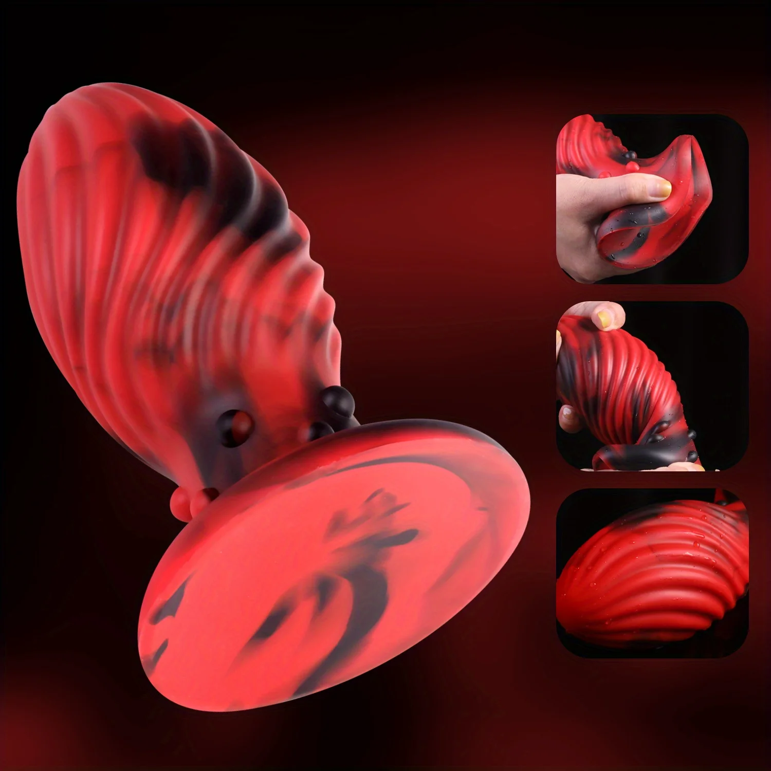 1pc Huge Anal Plug Adult Sex Toys Big Dildo Liquid Silicone Material No Any Smell Soft Butt Plug With Strong Suction Cup