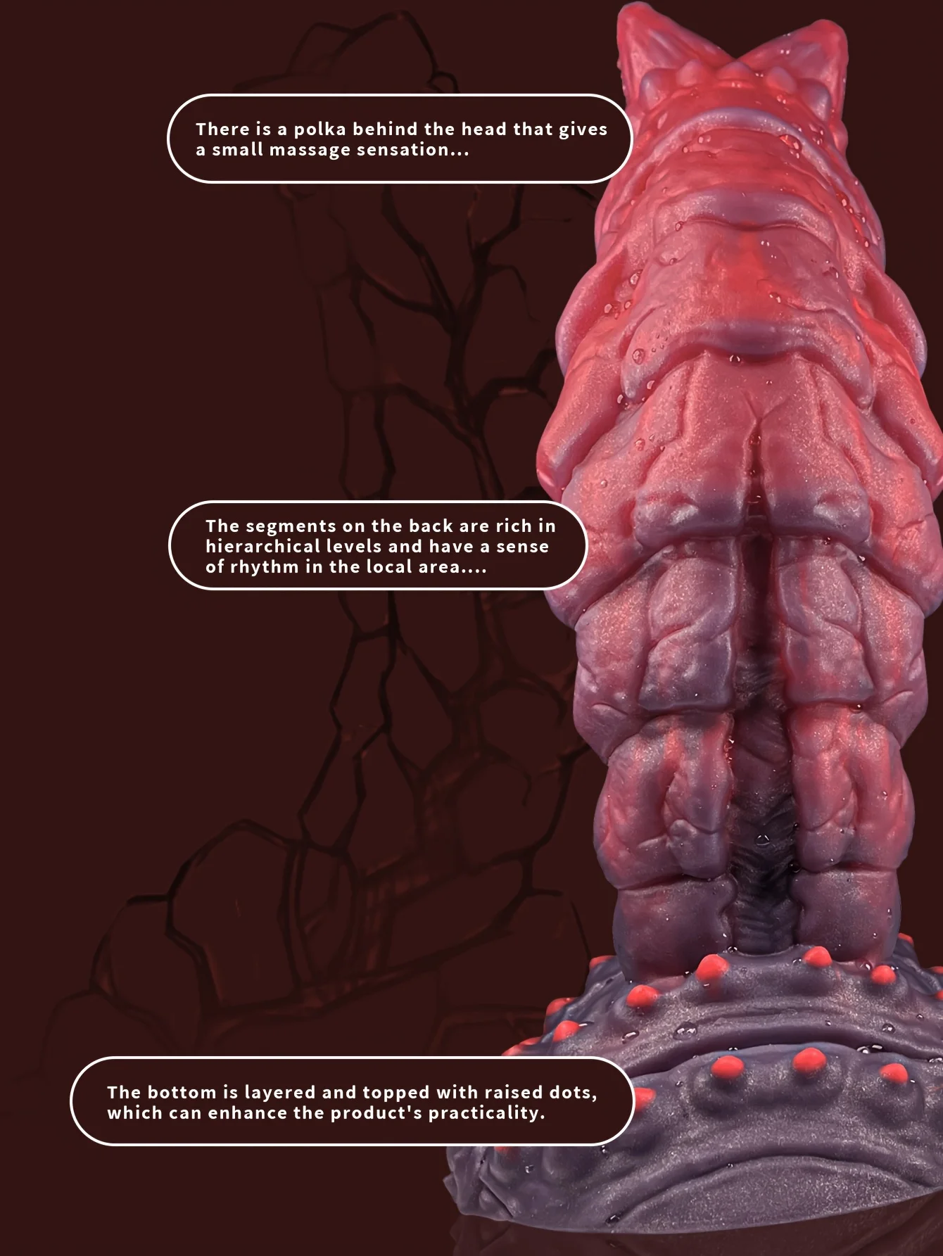 Cannibal Flower Petal Anal Plug Silicone Monster Rose Toy Dildo Large Buttocks Plug Dildo Clitoris G-spot Stimulation