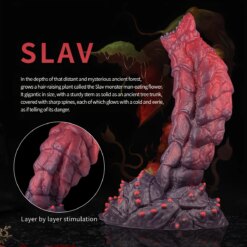 Consolo Enorme Pétala Texturizado Monster Rose Anal Plug