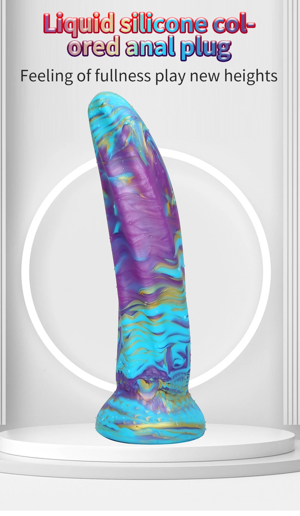 Factory Sales Rotate Deep Anal Plug Explore Long Butt Plug Anal Dildo Big Giant Monster Dildo Anus Stimulator Erotic Sex Toys