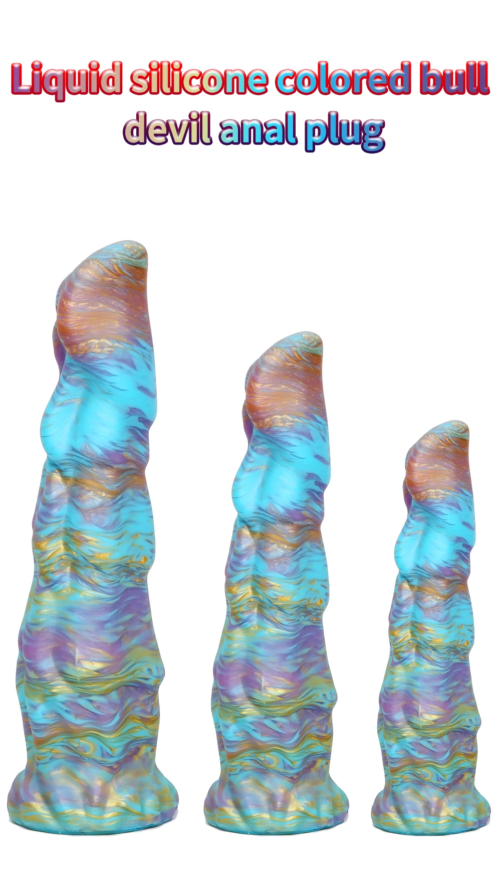 Factory Sales Rotate Deep Anal Plug Explore Long Butt Plug Anal Dildo Big Giant Monster Dildo Anus Stimulator Erotic Sex Toys