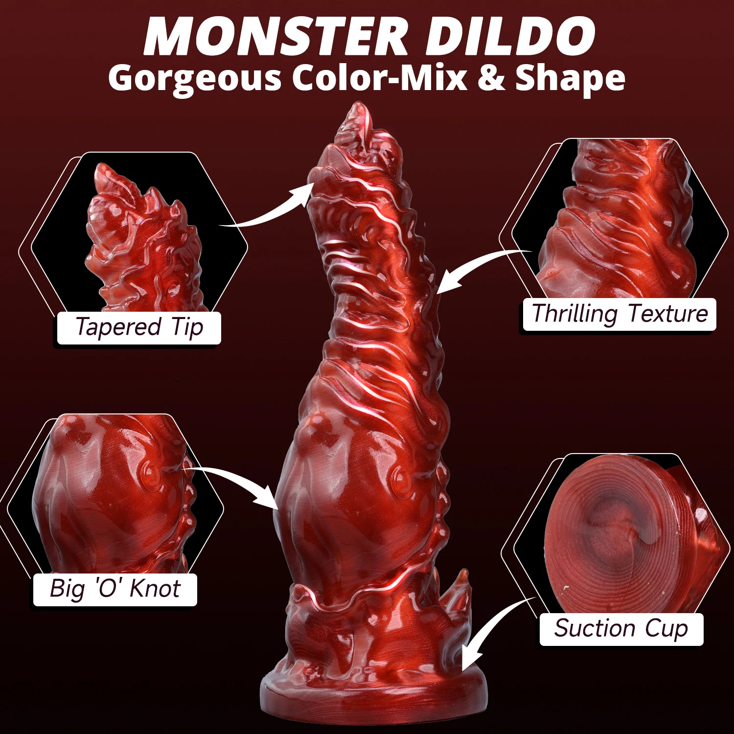 Big Knot Dildos Anal Monster Penis For Women Men Big Monster Dildos Animal Phallus Adult Sex Shop Anal Toys Anal Plug Butt Plug