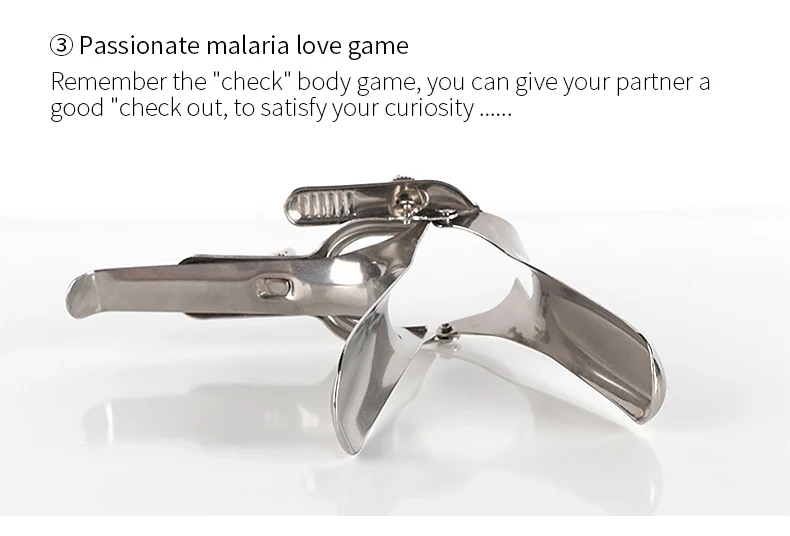 Vaginal Extender Speculum Duckbill Stainless Steel Gynecological Instruments Adult Women Extreme Private Parts Enema Sex Toys