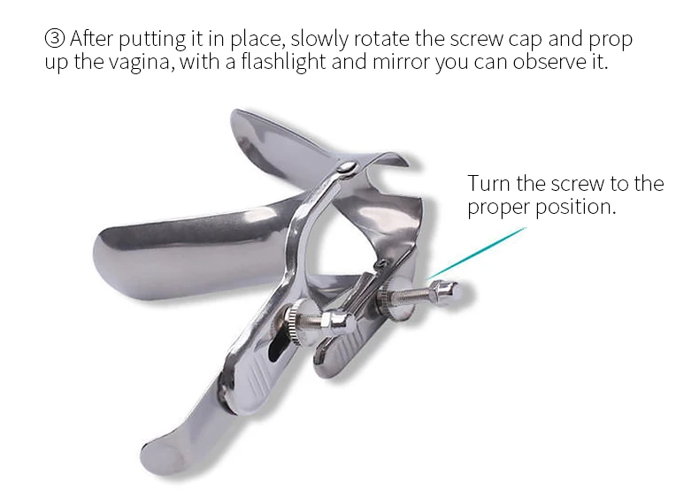 Vaginal Extender Speculum Duckbill Stainless Steel Gynecological Instruments Adult Women Extreme Private Parts Enema Sex Toys