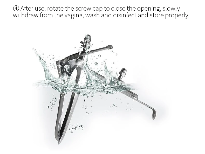 Vaginal Extender Speculum Duckbill Stainless Steel Gynecological Instruments Adult Women Extreme Private Parts Enema Sex Toys