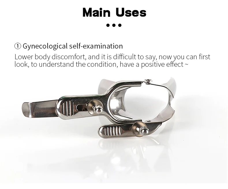 Vaginal Extender Speculum Duckbill Stainless Steel Gynecological Instruments Adult Women Extreme Private Parts Enema Sex Toys