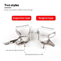 Alternative view of Especulo Ginecológico Dilatador Vaginal em Aço Inoxidável