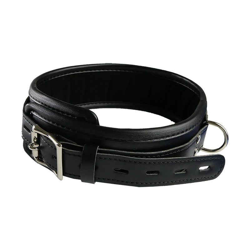 PU Leather Luxury Lock Fetish Slave Adult Sex Modeling Tool Restraint Hands and Legs Bondage