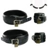 Conjunto Arnês Pernas Algemas Tornozeleiras Leg Harness Cadeados