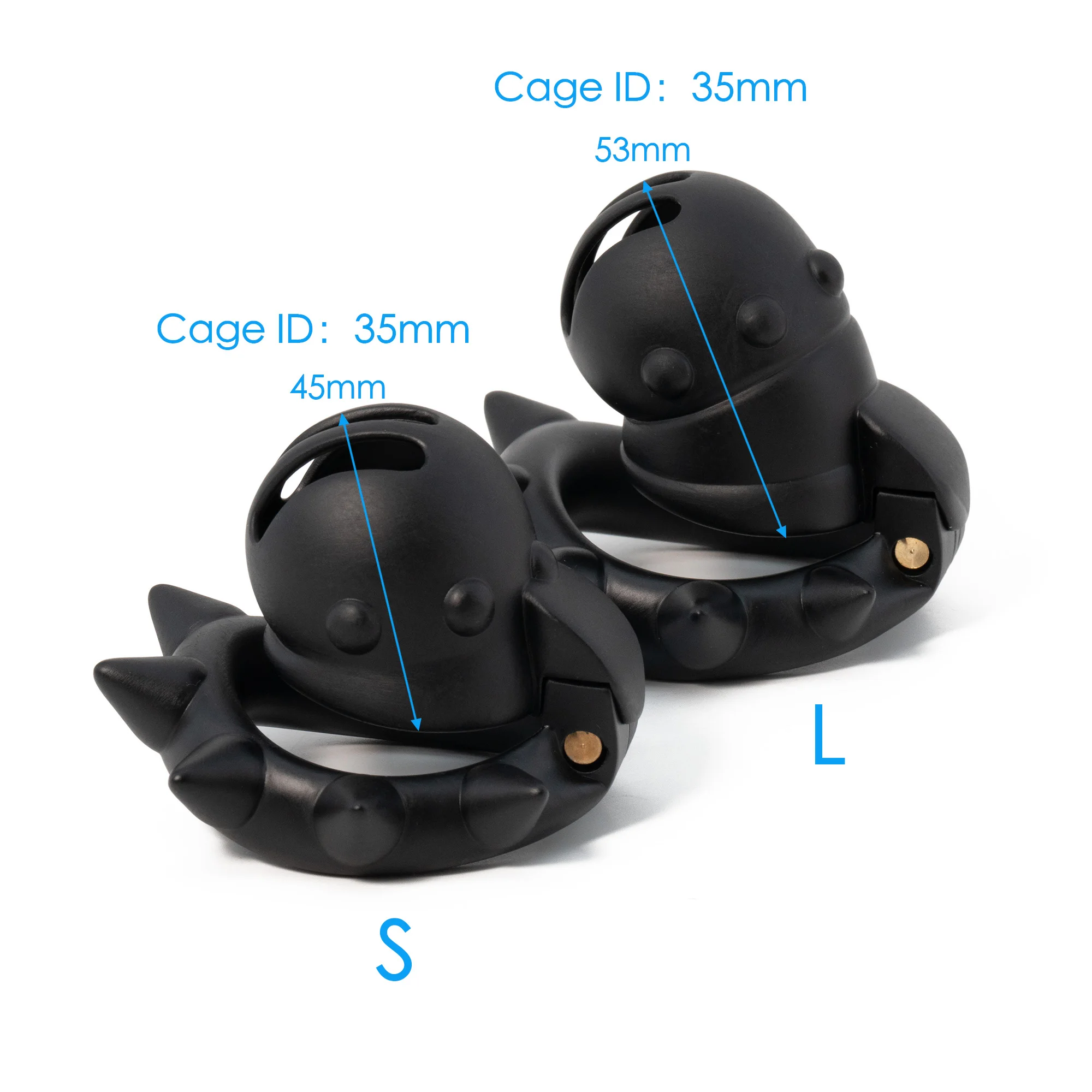 Spike cell modeling male chastity lock cb lock lower body restraint abstinence chastity device