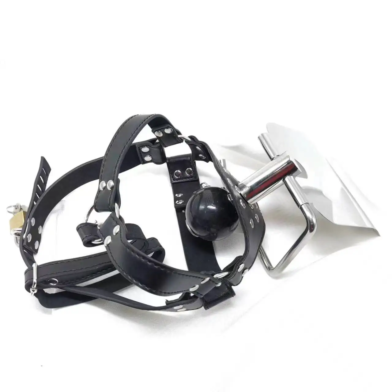 BDSM Harness Slave Toilet Paper Holder + Asphyxia Gag Bondage Restraints Open Mouth Sex Toys Adult Sex Games For Couple