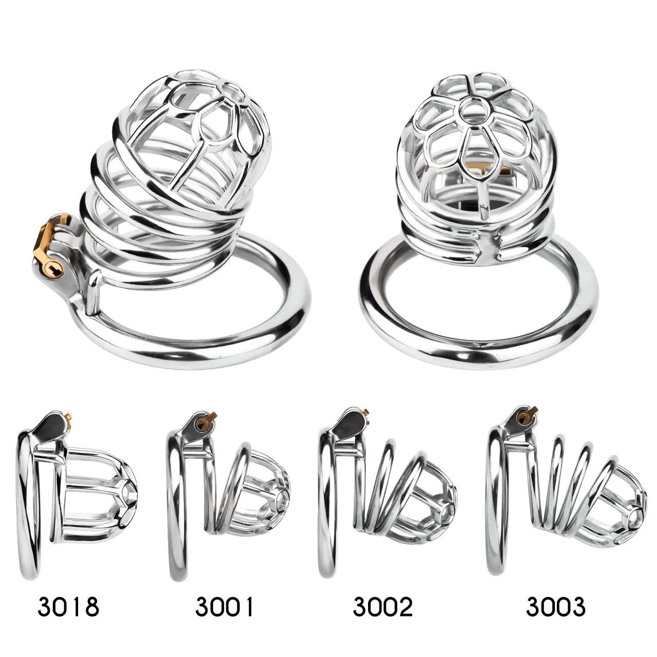 FRRK Full Hollow Chastity Cage Belt Dormant Built-in Cock Lock Role Playing Erotic Sex Toys Sexshop for Men Gay Penis Abstinence