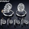 Cinto de Castidade FRRK Aço Inoxidável Strict Prision Chastity