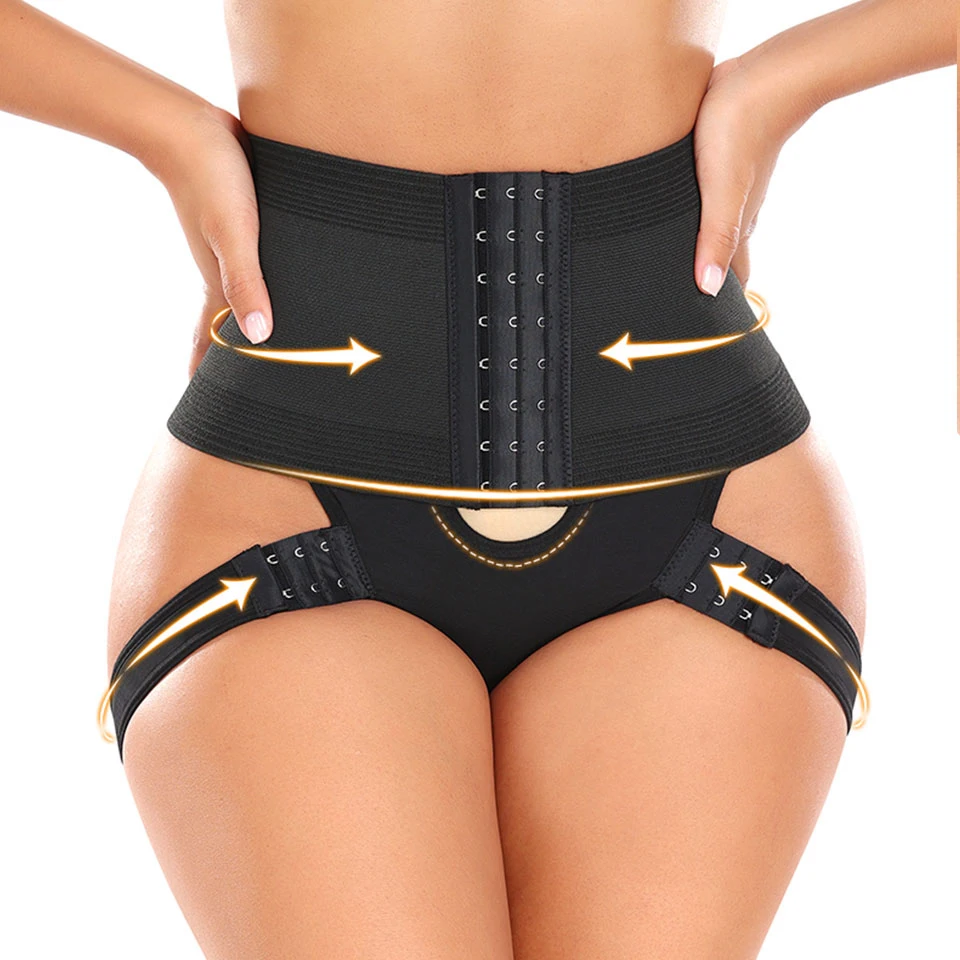 Cinta Modeladora Levanta Bumbum Controle Barriga Shapewear Butt Lifter Cintura Alta