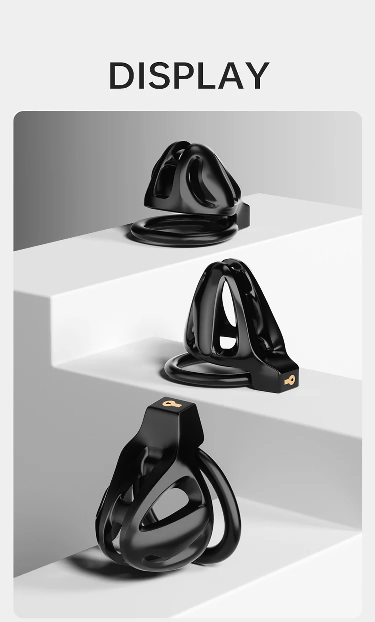 Long/Short Two Cages Male Chastity Cage Sex Toy with 4 Size Cock Rings Invisibility Equipment Props Restraint Device for Man Gay