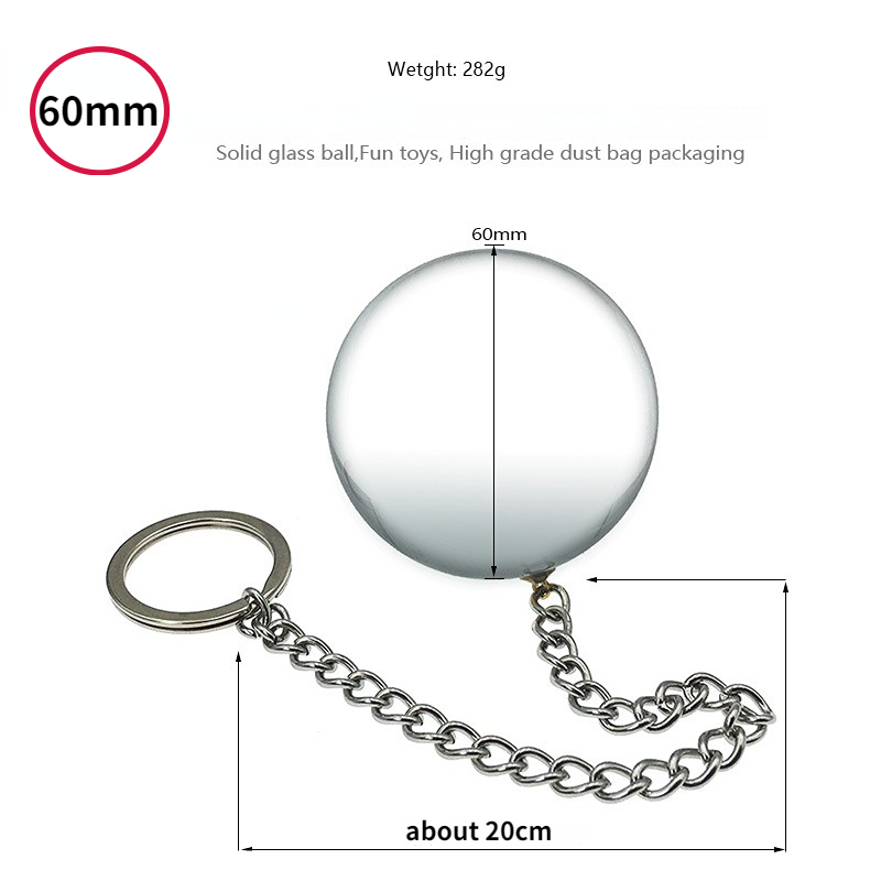 Crystal Glass Ball Anal Plugs Anal Dilator Pendant Ball Butt Plug Alternative Orgasm Daisy Stimulation Sex Tools Erotic Supplies