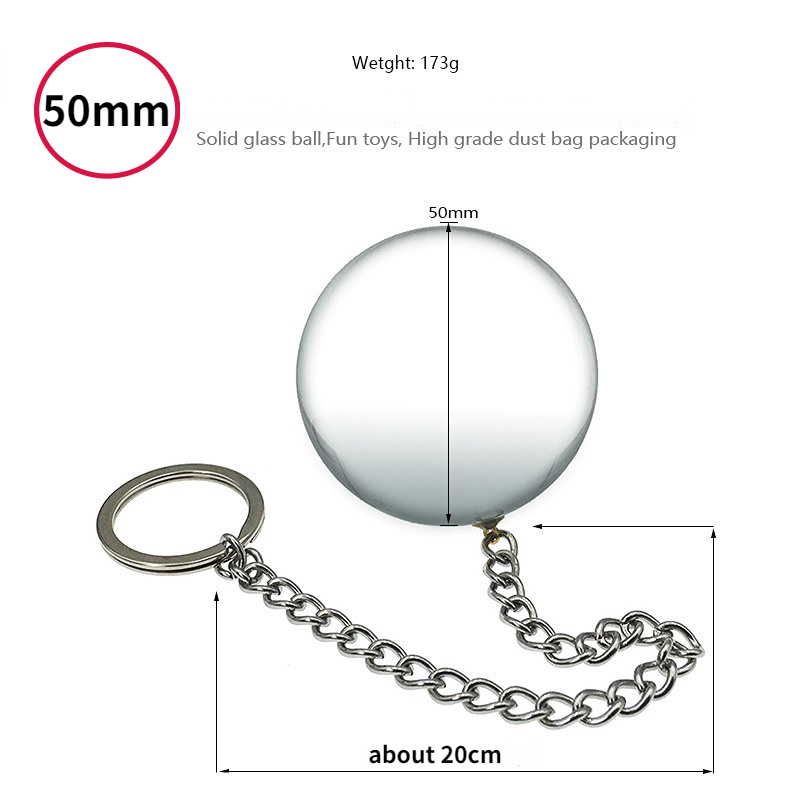 Crystal Glass Ball Anal Plugs Anal Dilator Pendant Ball Butt Plug Alternative Orgasm Daisy Stimulation Sex Tools Erotic Supplies