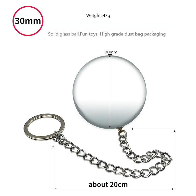 Crystal Glass Ball Anal Plugs Anal Dilator Pendant Ball Butt Plug Alternative Orgasm Daisy Stimulation Sex Tools Erotic Supplies