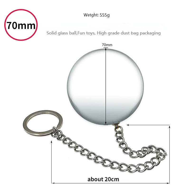 Crystal Glass Ball Anal Plugs Anal Dilator Pendant Ball Butt Plug Alternative Orgasm Daisy Stimulation Sex Tools Erotic Supplies