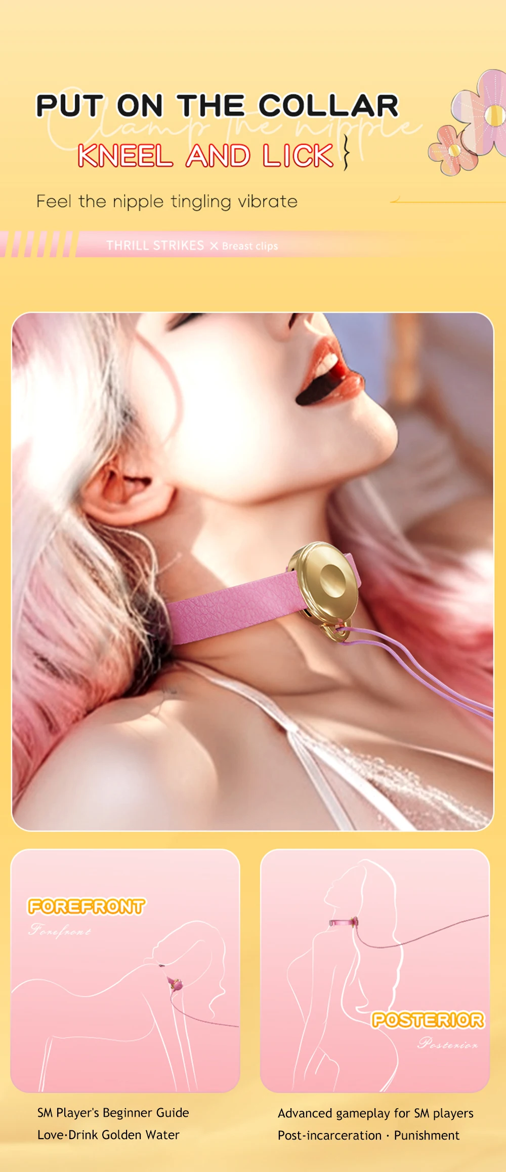 Electric Nipple Clamp Breast Massage Vibrator 15 Modes Enhancer Bondage Adult Stimulator Sex Toys For Women Couples Female