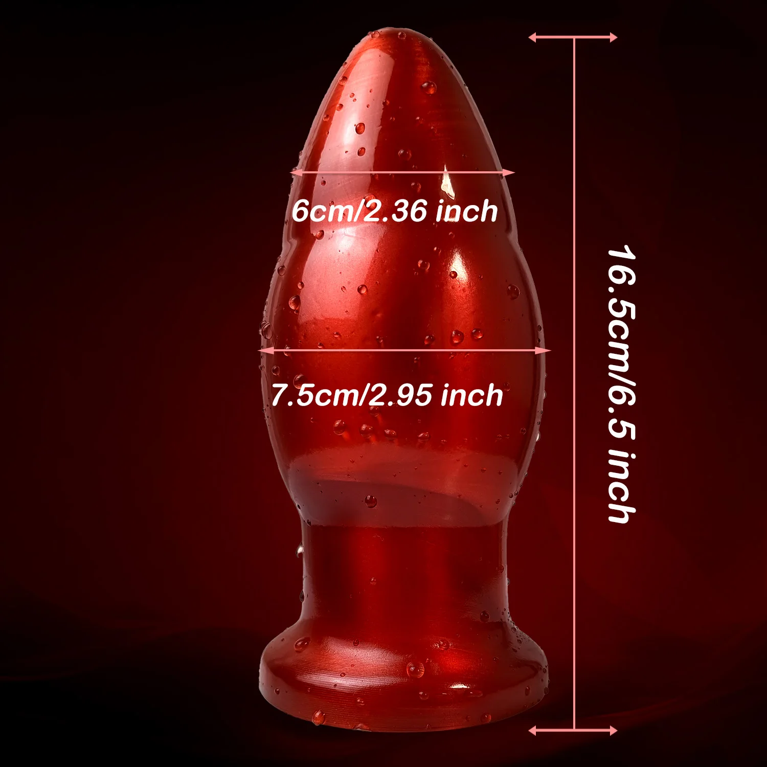 Plug Anal Grosso Ventosa Big Buttplug 7,5CM - Imagem 6