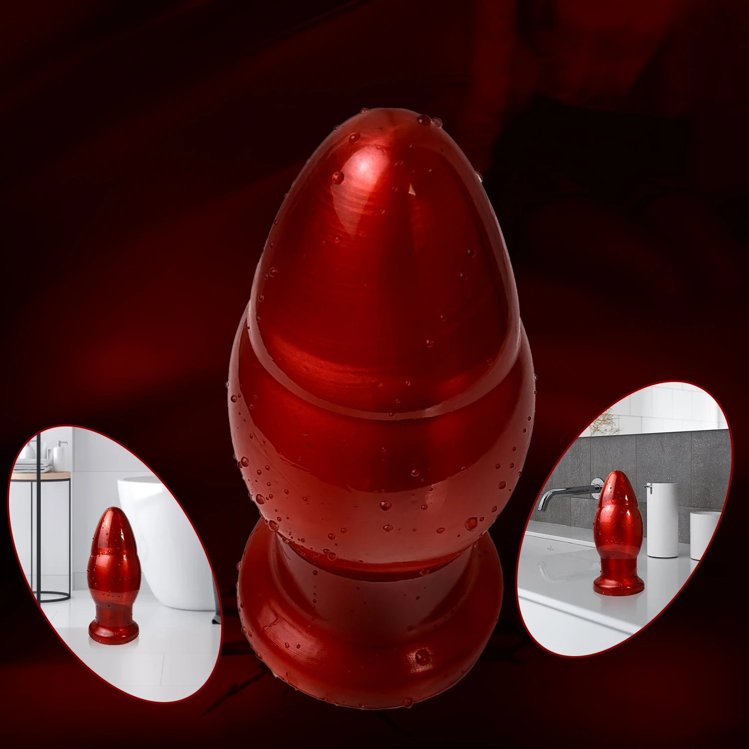 Plug Anal Grosso Ventosa Big Buttplug 7,5CM - Imagem 5