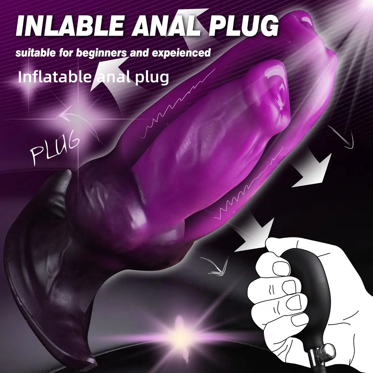 Consolo Plug Anal Animal Inflável Inflatable Animal Anus Dilator