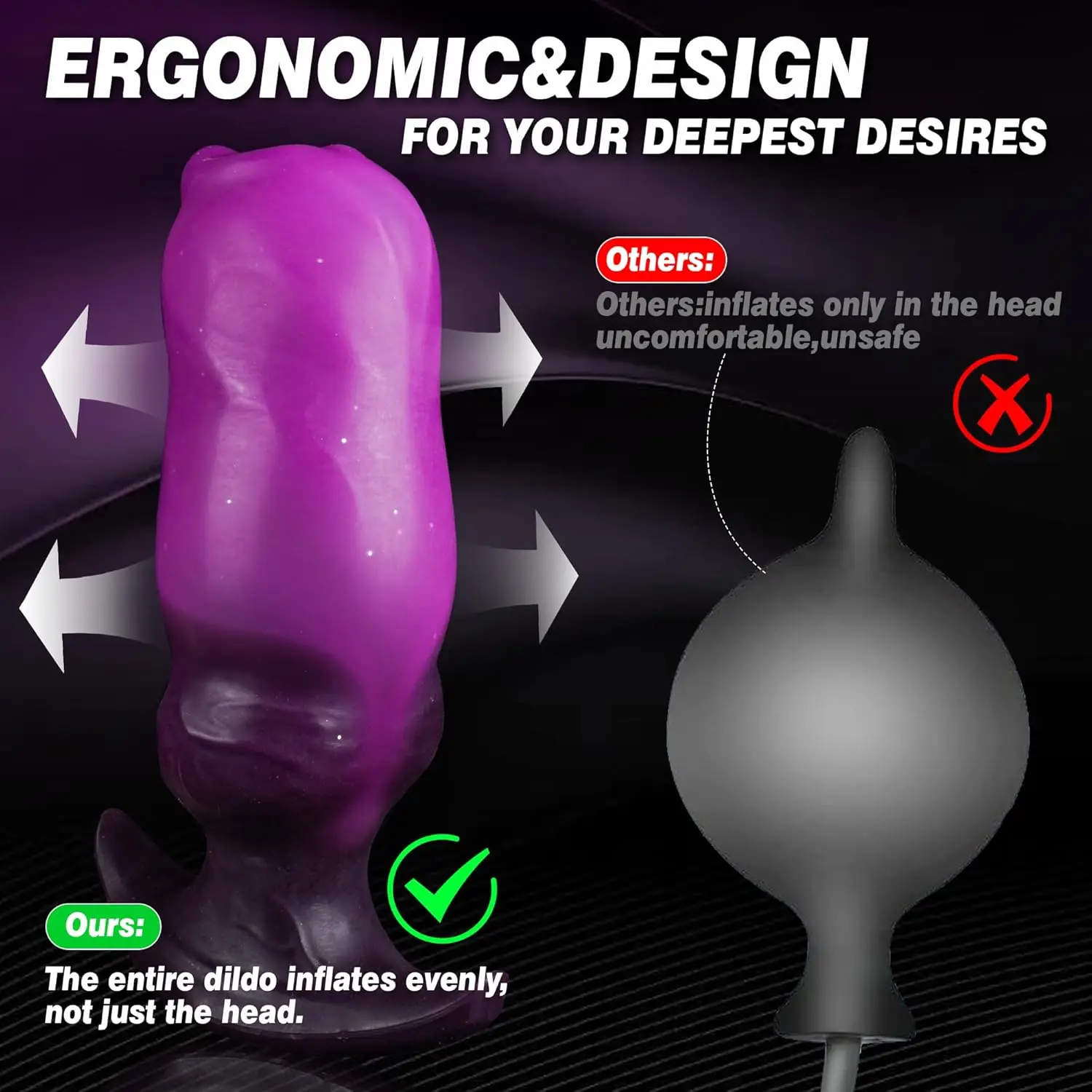 New Inflatable Animal Penis Anal Plug Vagina Anus Dilator Silicone Butt Plug Inflatable Anal Plug Expandable Butt Dilator SexToy New Inflatable Animal Penis Anal Plug Vagina Anus Dilator Silicone Butt Plug Inflatable Anal Plug Expandable Butt Dilator SexToy