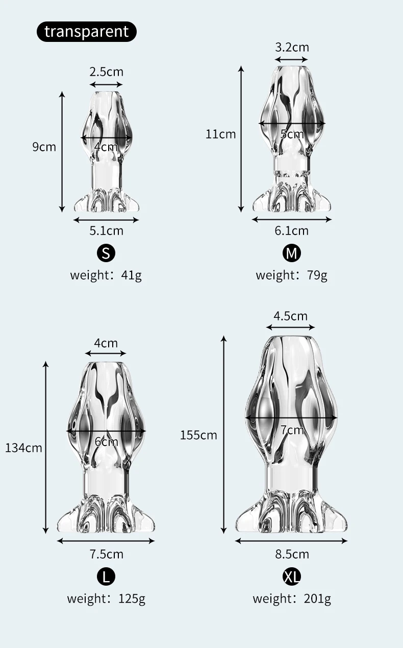 Silicone Butt Anal Plug 4 Sizes Anus Tunnel Vaginal Anchor Shower Enema Dilatador Dildos Bdsm Tool Men Masturbator Sex Toys