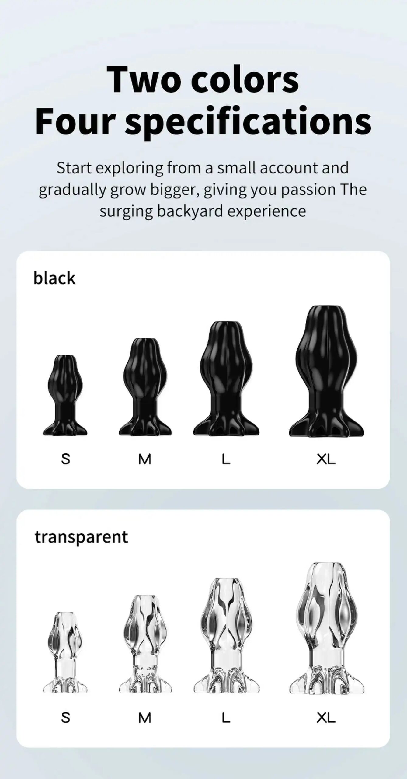 Silicone Butt Anal Plug 4 Sizes Anus Tunnel Vaginal Anchor Shower Enema Dilatador Dildos Bdsm Tool Men Masturbator Sex Toys