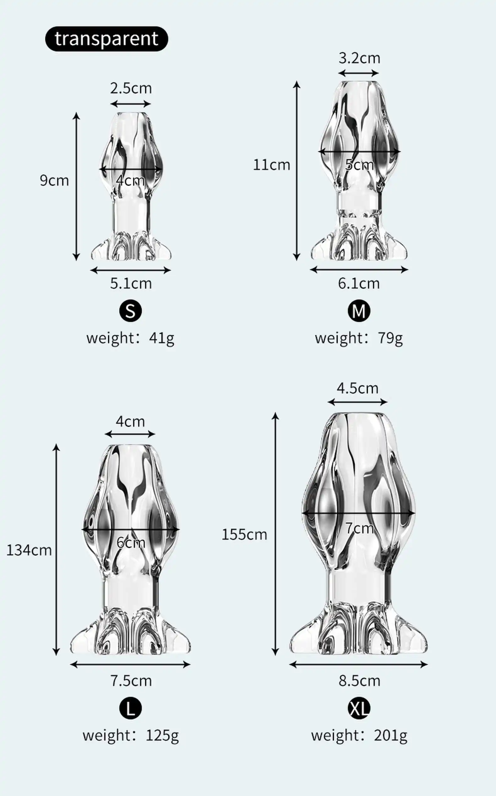 Silicone Butt Anal Plug 4 Sizes Anus Tunnel Vaginal Anchor Shower Enema Dilatador Dildos Bdsm Tool Men Masturbator Sex Toys