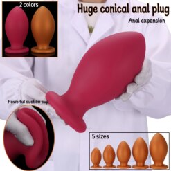 Plug Anal Macio Enorme Super Big Diameter Anal Plug