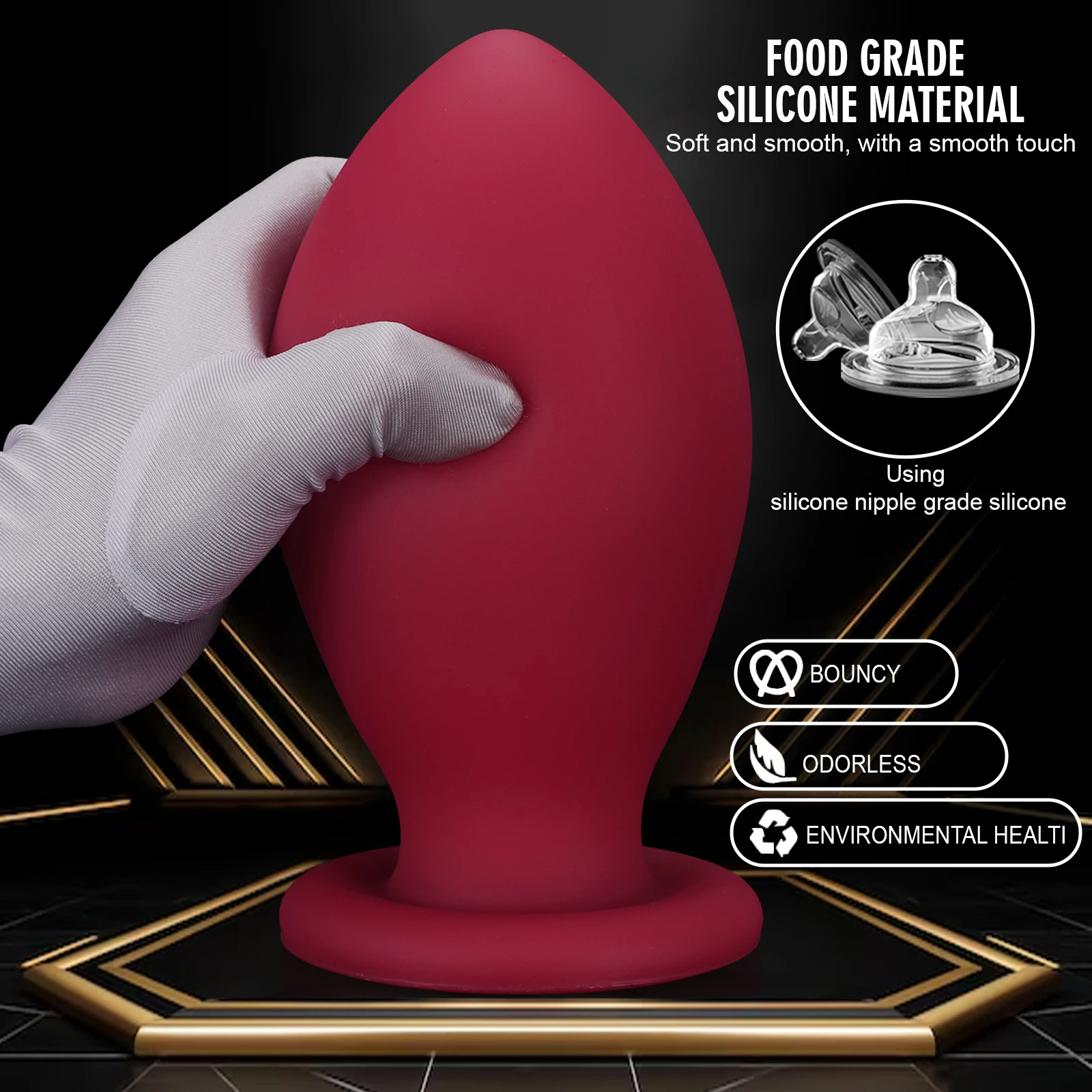 S/Xxl Super Big Anal Plug Soft Huge Butt Plug Suction Cup Fisting Anal Dildo Prostate Massage Anal Dilator Women Male Sex Toy 18