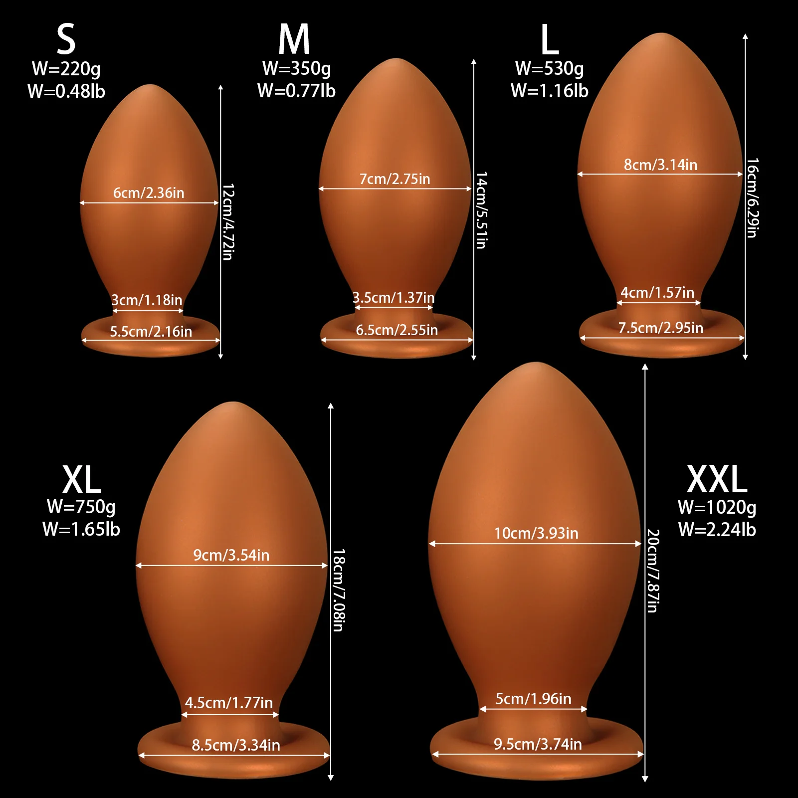 S/Xxl Super Big Anal Plug Soft Huge Butt Plug Suction Cup Fisting Anal Dildo Prostate Massage Anal Dilator Women Male Sex Toy 18