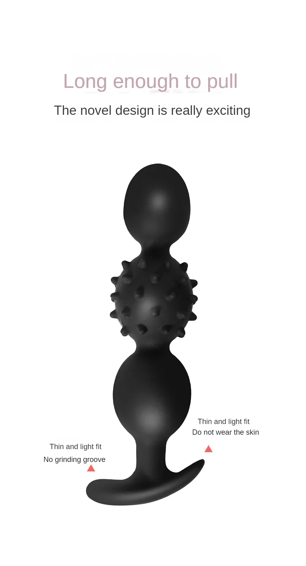 Big Silicone Anal Beads Butt Plug Built in ball Prostate Massage Masturbation Sex Toys for Women Men Gay Couples Adult Games