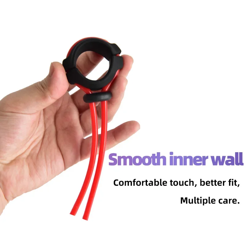 adjustable Penis Ring Reusable Silicone Semen Cock Ring Penis Enlargement Delayed Ejaculation Adult Game Sex Toys For Men Gay adjustable Penis Ring Reusable Silicone Semen Cock Ring Penis Enlargement Delayed Ejaculation Adult Game Sex Toys For Men Gay