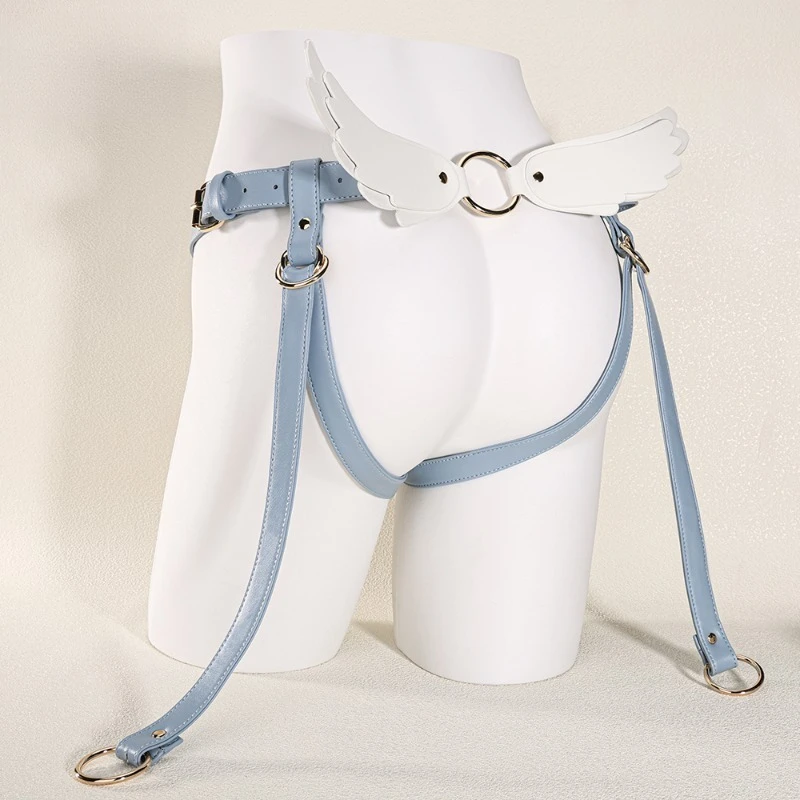 Adjustable Strap on Harness Wearable Strapless Pegging Harness for Couples Lesbian Adult Sex Toy Suitable for Almost Any Dildo