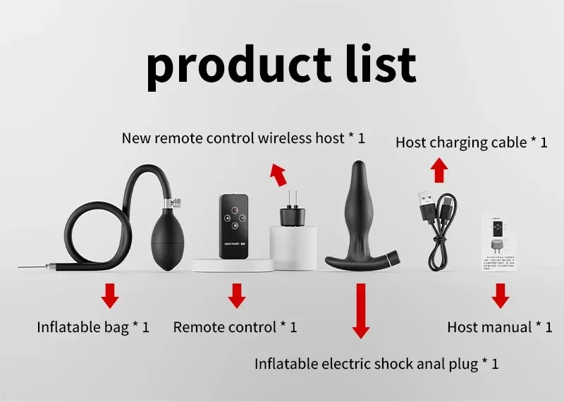 Inflatable Electric Shock Anal Plug Anal Dilation Couple DBSM G-spot Prostate Massage Backyard Masturbator Adult Sex Toy 성인용품18+ Inflatable Electric Shock Anal Plug Anal Dilation Couple DBSM G-spot Prostate Massage Backyard Masturbator Adult Sex Toy 성인용품18+