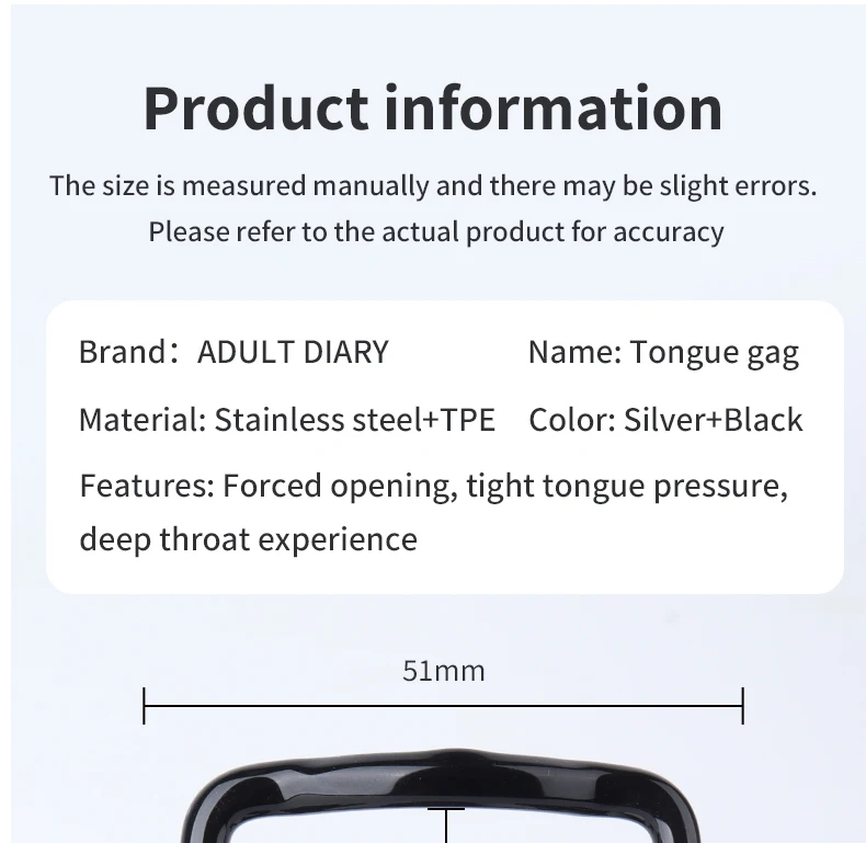 Mouth Plug Adjustable Metal BDSM Gag Mouth Restraint with Tongue Press Open Mouth Gag Fetish Ball Gag Adult Mouth Sex Toy Mouth Plug Adjustable Metal BDSM Gag Mouth Restraint with Tongue Press Open Mouth Gag Fetish Ball Gag Adult Mouth Sex Toy